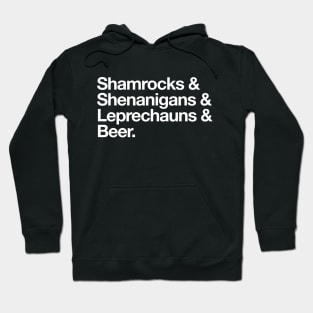 St. Patrick's Day Words Hoodie